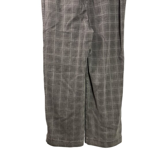 Democracy Womens Ab Solution Skyrise Wide Leg Jeans Size 14 Gray Plaid New - Picture 6 of 10